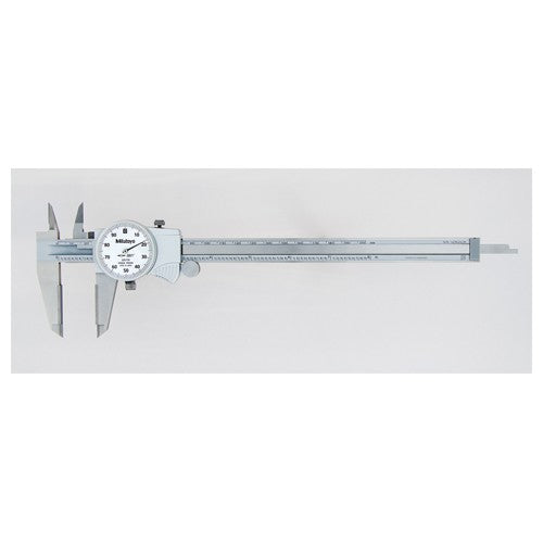 ‎0-6″ Range - Dial Caliper White Face - 0.001″ Graduation Carbide Jaw; OD - Americas Industrial Supply