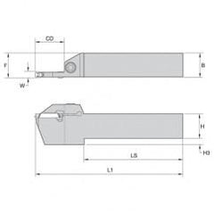 250250 WMT LH TLHLDR 25X25 SEAT 5 - Americas Industrial Supply