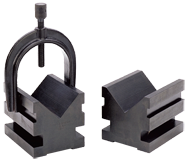 #599-749-1 - 2-1/2 x 2-1/2 x 3'' - V-Block & Clamp Set - Americas Industrial Supply