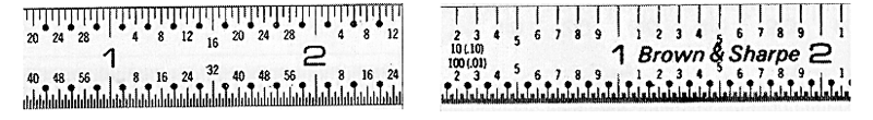 #599-323-1205 - 12'' Long - 5R Graduation - 1/2'' Wide - Chrome Finish Tempered Steel Flexible Rule - Americas Industrial Supply