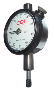 .075 Total Range - 0-15-0 Dial Reading - AGD 1 Dial Indicator - Americas Industrial Supply