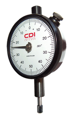 .250 Total Range - 0-100 Dial Reading - AGD 2 Dial Indicator - Americas Industrial Supply