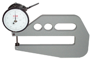 #DG10-16 - 0 - .050'' Range - .001" Graduation - 2'' Throat Depth - Dial Thickness Gage - Americas Industrial Supply