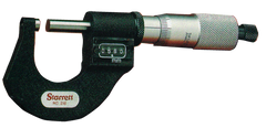 #T216XRL-1 - 0 - 1'' Measuring Range - .0001 Graduation - Ratchet Thimble - Carbide Face - Digital Outside Micrometer - Americas Industrial Supply
