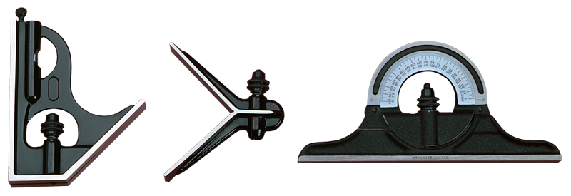 #PNR1224W - Cast Black Wrinkle Finish - Fits 12; 18; 24" - Non-Reversible Protractor Head - Americas Industrial Supply