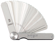 #172AT - 9 Leaf - .0015 to .015" Range - Tapered Thickness Gage - Americas Industrial Supply