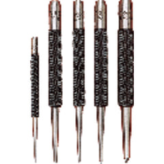 Starrett Center Punch - Model No 117D; 5/32″ Tip Diameter; 3/8″ Body Diameter - Americas Industrial Supply