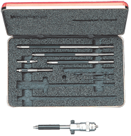 #124AZ - 2 - 8'' Measuring Range - .001 Graduation - Hardened & Ground Face - Inside Micrometer - Americas Industrial Supply