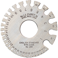 #188 - English Standard: 1 to 36 Gage - Wire Gage - Americas Industrial Supply