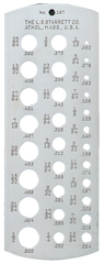 #187 - 1/16 to 1/2" - Drill Gage - Americas Industrial Supply