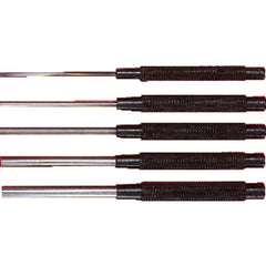 Model 248C - Starrett XL Drive Pin Punch–1/4' Tip Diameter × 8″ Overall Length - Americas Industrial Supply