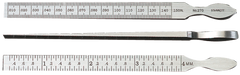 #270 - 1 Leaf - .010 to .150" (.3 to 4mm) Range - Taper Gage - Americas Industrial Supply