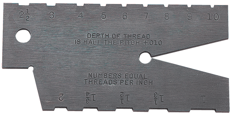 #284 - 1 to 10 Pitch - 29° Acme Screw Thread Gage - Americas Industrial Supply