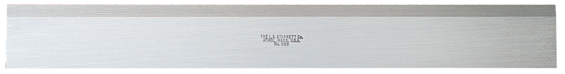 #385-36 - 36'' Long x 1-13/32'' Wide x 7/32'' Thick - Steel Straight Edge With Bevel; No Graduations - Americas Industrial Supply
