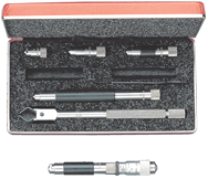 #823FZ - 1-1/2 - 32'' Measuring Range - .001 Graduation - Hardened & Ground Face - Tubular Inside Micrometer - Americas Industrial Supply