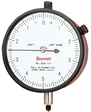 #656-617J - .400 Total Range - 0-20 Dial Reading - AGD 4 Dial Indicator - Americas Industrial Supply