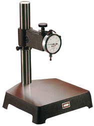 #653J - Kit Contains: .0005" Graduation; 0-25-0 Reading - Cast Iron Comparator Stand & Dial Indicator - Americas Industrial Supply