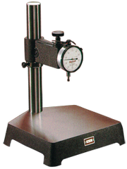 #653J - Kit Contains: .0005" Graduation; 0-25-0 Reading - Cast Iron Comparator Stand & Dial Indicator - Americas Industrial Supply