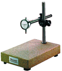 #675GJ - Kit Contains: .0005" Graduation; 0-25-0 Reading - Pink Granite Stand & Dial Indicator - Americas Industrial Supply