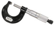 #T436.1XRL-4 - 3 - 4'' Measuring Range - .001 Graduation - Ratchet Thimble - Carbide Face - Outside Micrometer with Letter of Certification - Americas Industrial Supply