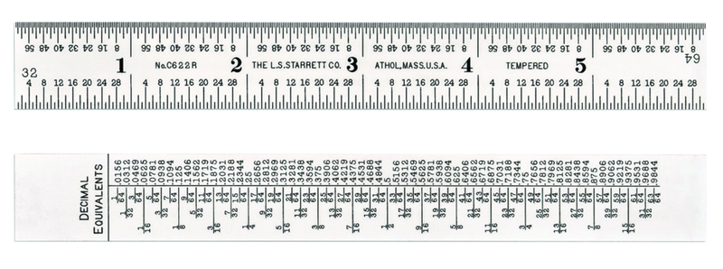 C622R-6 SCALE RULE - Americas Industrial Supply