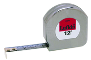 #C9212 - 1/2" x 12' - Chrome Clad Mezurall Measuring Tape - Americas Industrial Supply