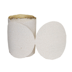 6" - 100 Grit - Aluminum Oxide - PSA Paper Disc Roll - Americas Industrial Supply