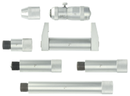 2 - 12'' Measuring Range - .001" Graduation - Hardened & Ground Face - Tubular Inside Micrometer Set - Americas Industrial Supply