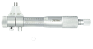 .2 - 1'' Measuring Range - .001/.01mm Graduation - Ratchet Thimble - Hardened & Ground Face - Inside Micrometer - Americas Industrial Supply