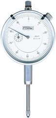 Kit Contains: Fowler 0-1" Travel Standard White Dial Indicator Without Certification-With Procheck Fine Adjustment Mag Base - Travel Indicator & Magnetic Base - Americas Industrial Supply