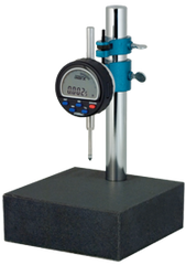 Kit Contains: Granite Base with .0005/.01mm Electronic Indicator - Granite Stand with Indi-X Blue Electronic Indicator - Americas Industrial Supply