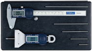 Kit: 6"/150mm Poly-Cal Caliper and Xtra-Value Depth Gage - Xtra Value Depth Gage & Poly Cal Kit - Americas Industrial Supply