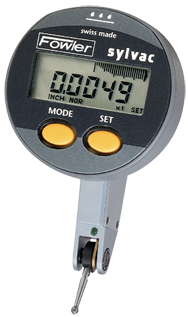 .080 Range - .00005/.001mm Graduation - Horizontal Electronic Quadral Test Indicator - Americas Industrial Supply