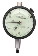 .250 Total Range - 0-100 Dial Reading - AGD 2 Dial Indicator - Americas Industrial Supply