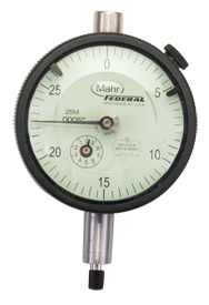 .125 Total Range - 0-50 Dial Reading - AGD 2 Dial Indicator - Americas Industrial Supply