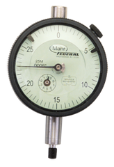 .125 Total Range - 0-50 Dial Reading - AGD 2 Dial Indicator - Americas Industrial Supply