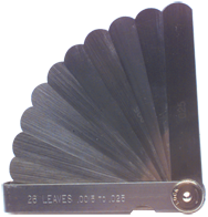 #5015 - 15 Leaf - .0015 to .200" Range - Thickness Gage - Americas Industrial Supply