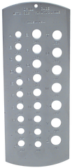 #5051 - Number 1 to 60 - Drill Gage & Screw Tap Guide - Americas Industrial Supply