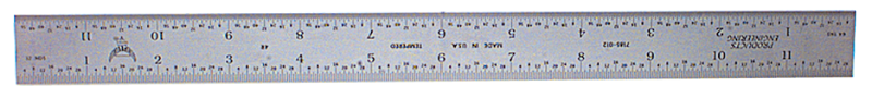 #7184-150 - 150mm - Metric Graduation - Regular - Combination Square Blade - Americas Industrial Supply