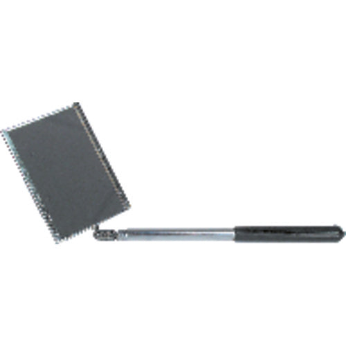 ‎560 3-1/2″ × 2″ Rectangular-11-1/2″ (Extendable) Arm-16″ Overall Length - Inspection Mirror - Americas Industrial Supply