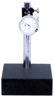 Kit Contains: Granite Base With Fine Adjustment & 1" Travel Indicator; .001" Graduation; 0-100 Reading - Granite Stand with Dial Indicator - Americas Industrial Supply