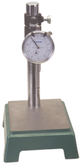 Kit Contains: Steel Check Stand Indicator Holder With Fine Adjustment & 1" Travel Indicator; .001" Graduation; 0-100 Reading - Steel Base Indicator Holder with Indicator - Americas Industrial Supply