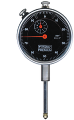 Kit Contains: Fowler 0-1" Travel Premium Black Dial Indicator With Certification With Procheck Fine Adjustment Mag Base - Travel Indicator & Magnetic Base - Americas Industrial Supply