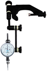 Kit Contains: .060" Range X-Test Indicator; 2 Dovetail Stems; Quill-Type Holder In Case - X-Test Horizontal Test Indicator & Quill-Type Holder Combo - Americas Industrial Supply