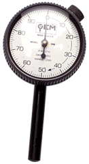.200 Total Range - 0-100 Dial Reading - Back Plunger Dial Indicator - Americas Industrial Supply