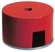 1-1/4'' Diameter Round; 14 lbs Holding Capacity - Button Type Alnico Magnet - Americas Industrial Supply