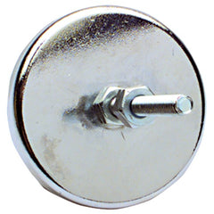 Low Profile Cup Magnet w/Bolts - 2 1/32″ Diameter Round; 19 lbs Holding Capacity - Americas Industrial Supply