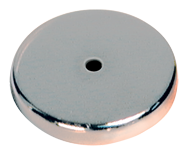 Low Profile Cup Magnet - 4-29/32'' Diameter Round; 95 lbs Holding Capacity - Americas Industrial Supply