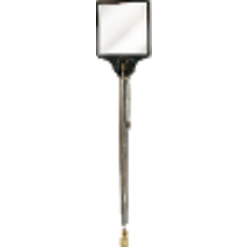 2″ × 2″ Rectangular - Glass-28″ Extended Length - Telescoping Pocket Mirror/Magnet - Americas Industrial Supply