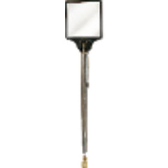 2″ × 2″ Rectangular - Glass-28″ Extended Length - Telescoping Pocket Mirror/Magnet - Americas Industrial Supply